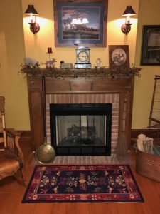 We refurbished and installed this salvaged antique mantle in a home in Ferndale, PA.