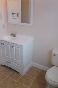 This finished basement bathroom project was for a customer in Doylestown, PA.