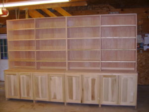 This is custom cabinetry under construction is work shop in Quakertown, PA.