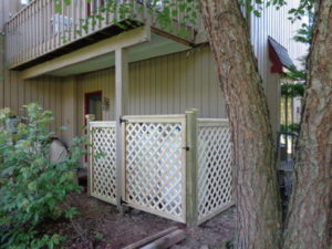 We built this Decorative structure to hide utilities on a home in Ottsville, PA.
